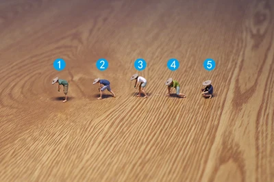 super mini 1/87 model   miniature figurine  farmer sandtray decor ornament