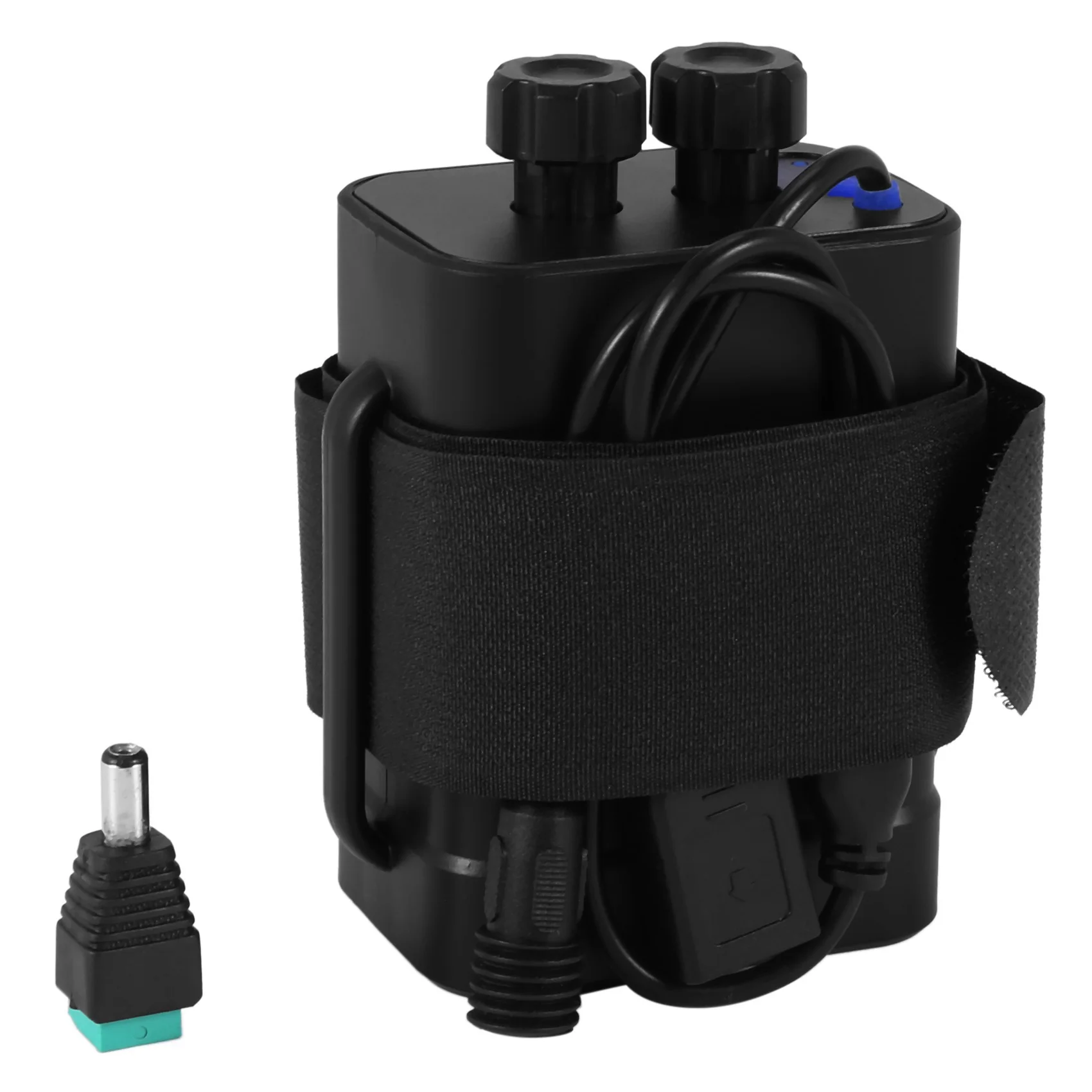 

ABLB-5X Водонепроницаемый чехол для аккумулятора DIY 6X 18650 с блоком питания постоянного тока 12 В и USB для велосипедного светодиодного фонаря, маршрутизатора сотового телефона