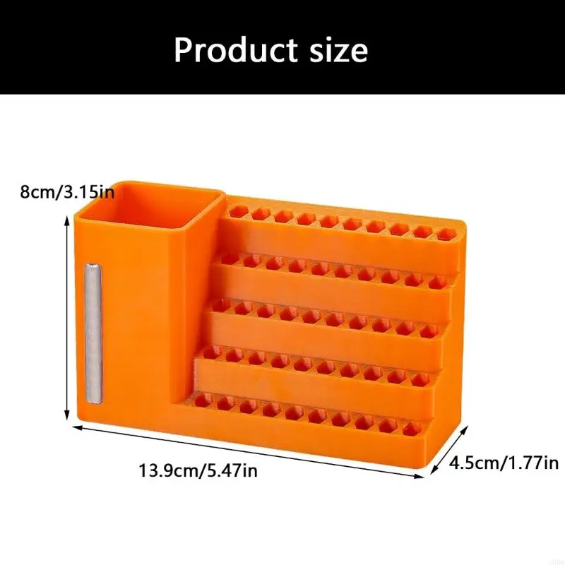 Professional Tool Bit Storage Case Optimized for Hex Shanks Accessories and Space Efficiency