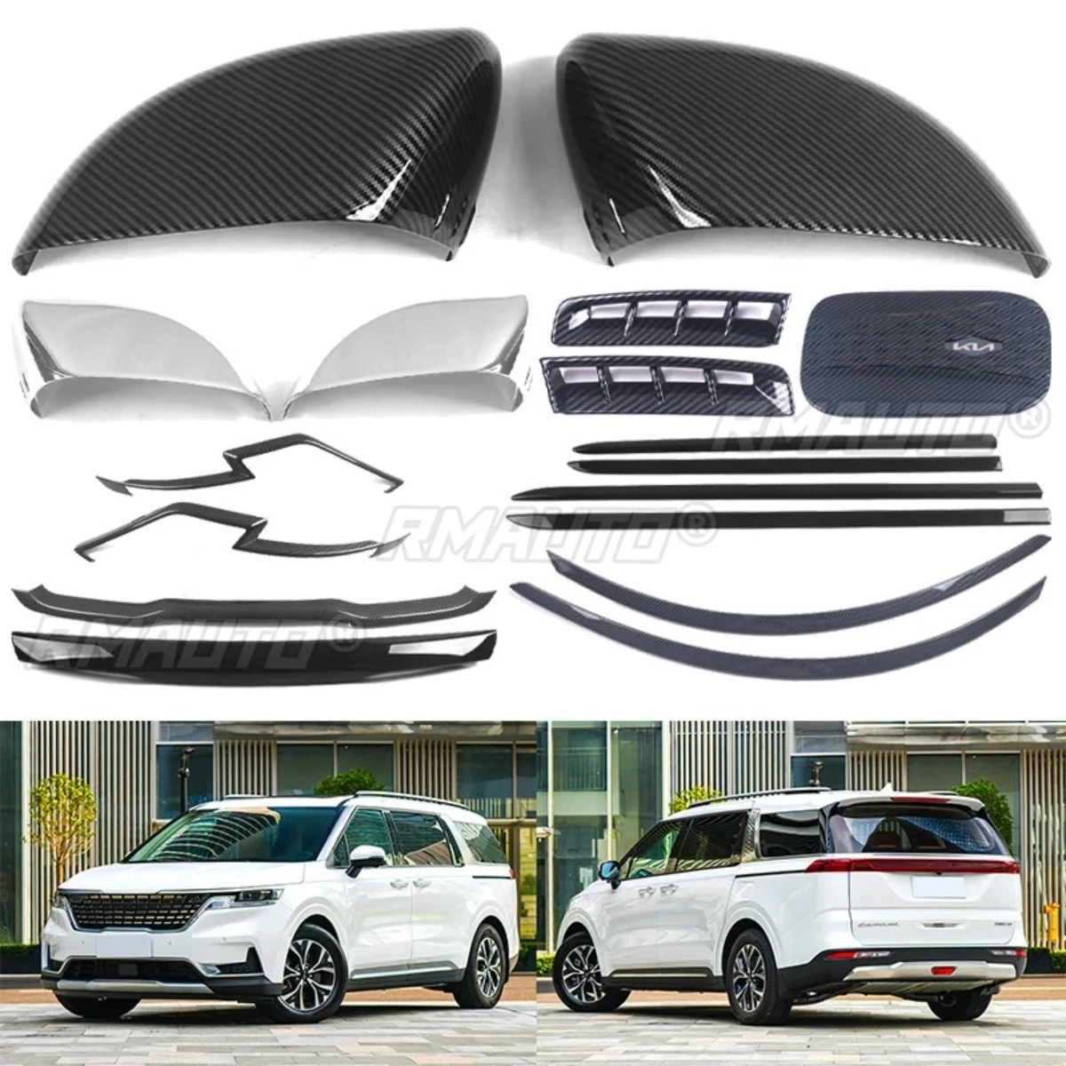 

Для Kia Carnival 2021+ накладка на фару автомобиля, декоративная полоса, боковая юбка, комплект кузова, передний бампер, бампер, гриль, аксессуары