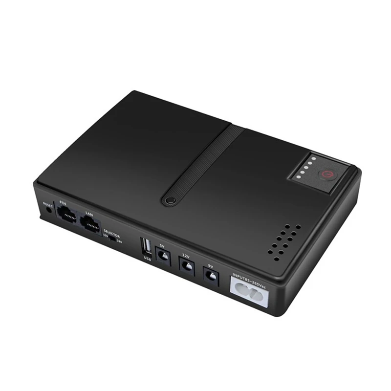 

DC UPS Uninterruptible Power Supply Mini UPS 5V9V12V 36W 10400Mah Router Optical Cat Monitor Backup Power Supply