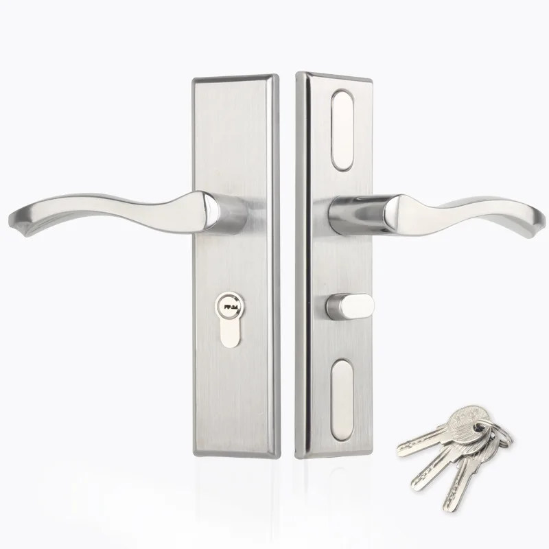 

Modern Mute Room Door Lock Handle Fashion Interior Door Knobs Single Bolt Door Lock Anti-theft Gate Lock Furniture Hardware