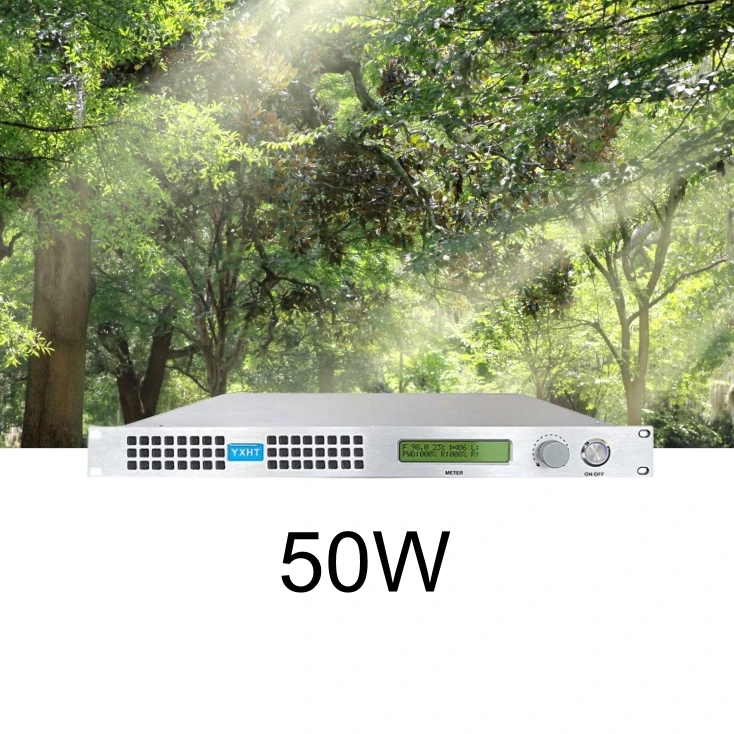 

50W Long Range FM Transmitter FM Broadcast Radio Transmitter Exciter for FM Radio Station