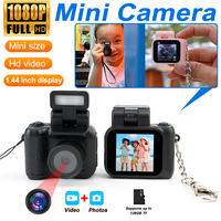 Y4000 HD 1080P Mini Camera With Flash Lamp And Battery Dock Portable Video Recorder DV With LCD Screen Kids Campus Retro Camera