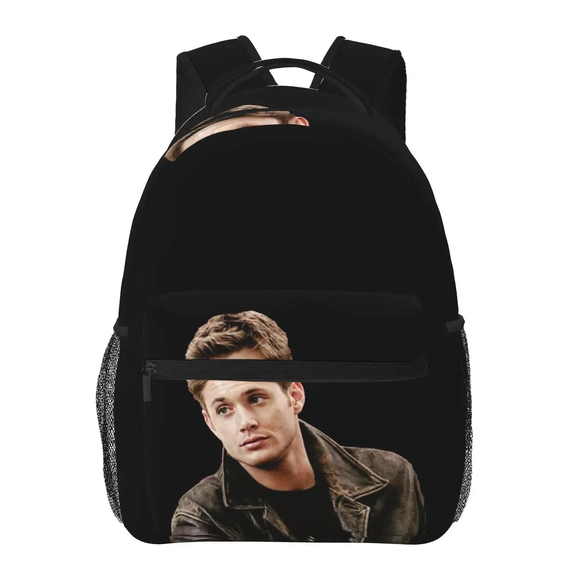 

Dean Winchester Supernatural Backpacks Boys Girls Bookbag Children School Bags Travel Rucksack Shoulder Bag Large Capacity