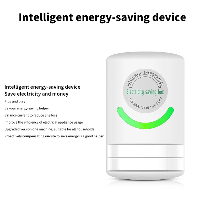 Household Smart Power Saver Electricity Meter Power Saver Stabilizes Voltage To Reduce Loss And Low Power Consumption For Us