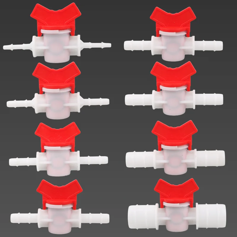 4~25mm POM Ball Valve For Drip Irrigation System Hose Joint Aquarium Tank Air Pump Connector Garden Water Pipe Tube Valve