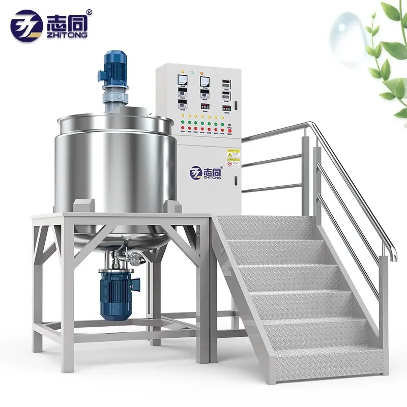 Zhitong Chemical mixing equipment Homogenizer mixer Liquid soap reactor Liquid detergent making machine Laundry mixing tank