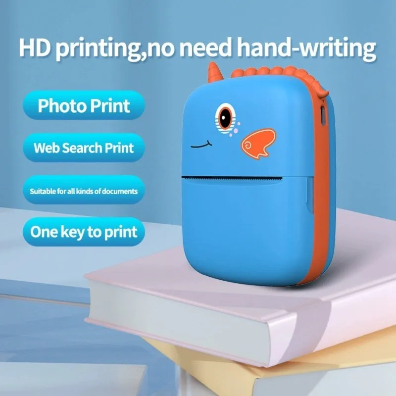 A13E-Pocket-Sized Error Correction Photo Printer-For Kids Mini Digital Portable Thermal Printer
