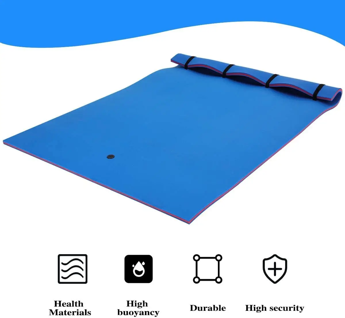 Water Floating Mat 9/12/18 FT Foam Lake Floats Floating Foam Pad Lily Pad for Water Recreation and Relaxing Lily Mat for Family