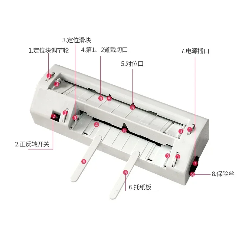 New Small Electric Business Card Cutting Machine 300B Business Card Cutter 90*54mm 220V 110V Heavy Duty Fine-tuning Card Cutter