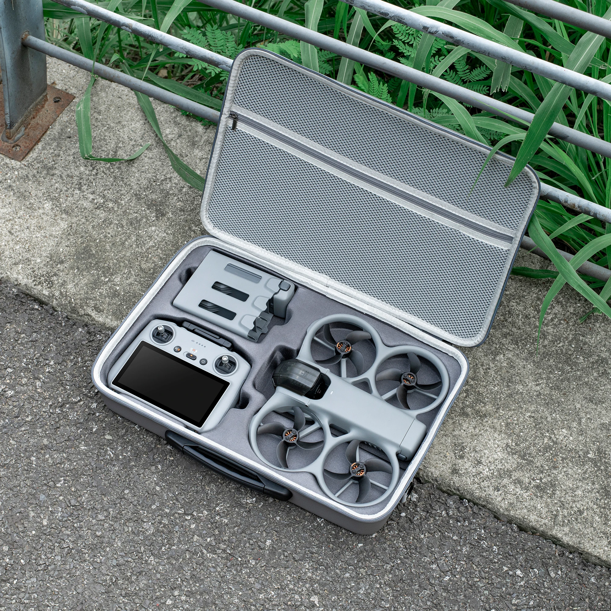 Carrying Case for DJI AVATA 360 Fly More Combo Accessories Shoulder Strap PU Traval Storage Bag Support RC 2 Remote Controller