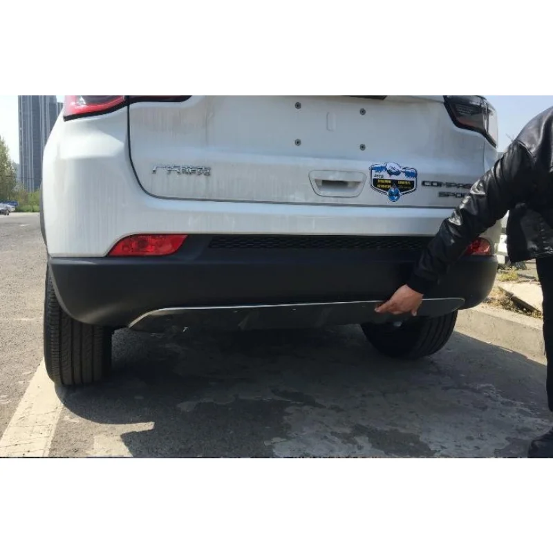 new arrival for Jeep Compass 2017 2018 2019 2020 bumper protector cover skid plate bull bar,304 stainless steel Car styling