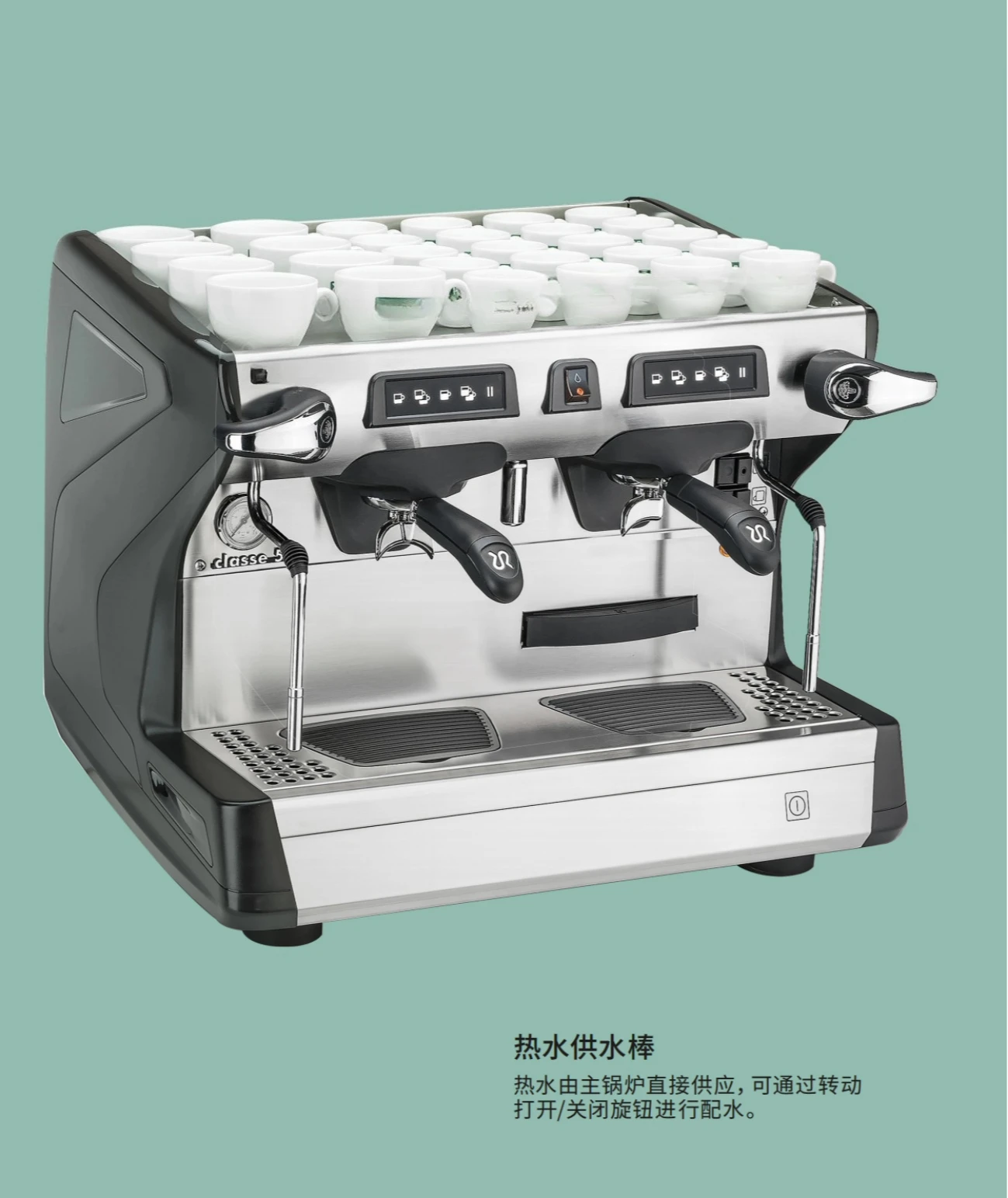 Semi-Automatic Espresso Coffee Machine For Italian & American Coffee