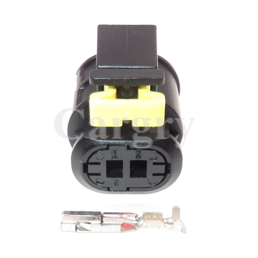 1 juego 2P 284556-1 284576-1 Válvula de sincronización Variable para coche VVT enchufe válvula solenoide enchufe de cableado eléctrico conector de