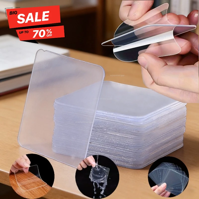 

Heavy-Duty Nano Tape - Strong Double-Sided Adhesive, No Residue, Transparent & Removable for All Surfaces, Home, Car, DIY,