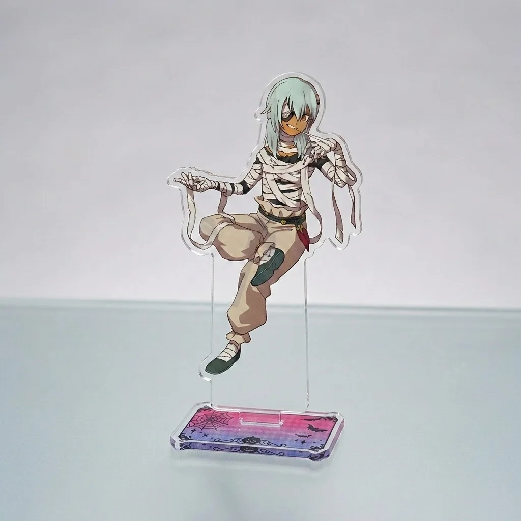 Inazuma Eleven GO Tsurugi Kyousuke 15cm Acrylic Stand Key Chain Figure Halloween Version Anime Desk Decor Collectible Gift