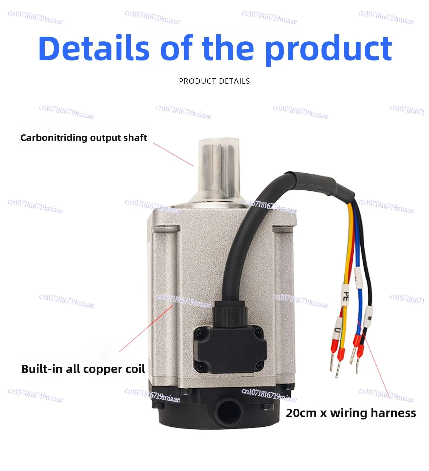 220V AC Permanent Magnet Synchronous Motor Controller Drive 50-3000 Transfer To 400w/750w/1000w Motor