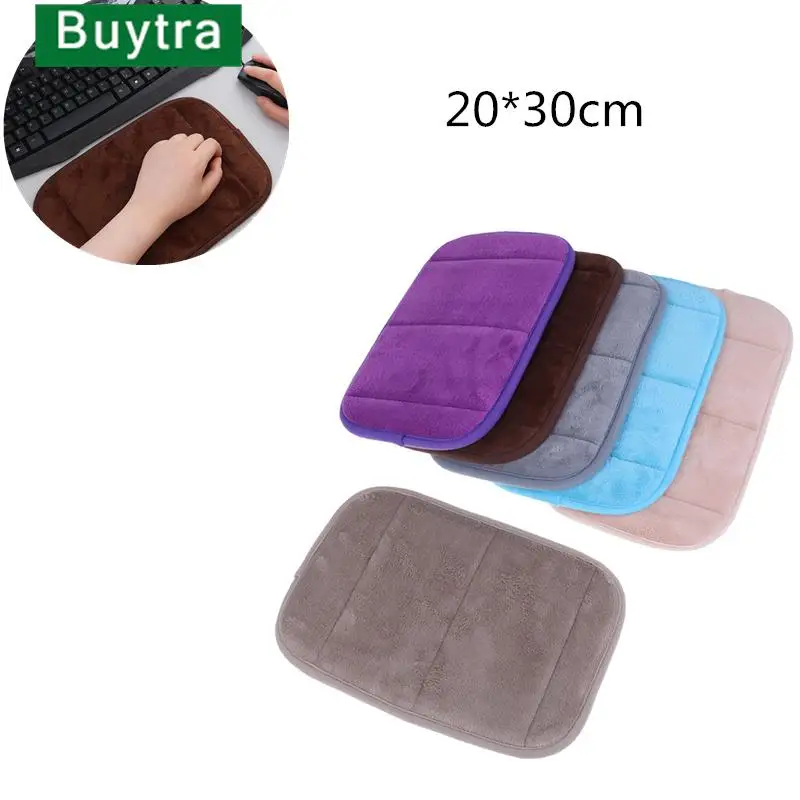 PC Keyboard Pad Ultra Memory Cotton Soft Sweat-absorbent Anti-slip Wrist Elbow Mat Pad for Office Desktop Computer Table 20*30cm