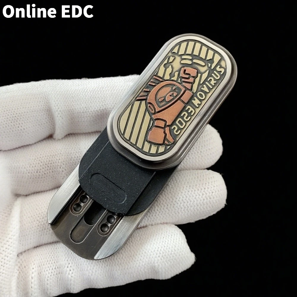 

Б/у EDC Toys 01EDC Shell No. 10, VIP медный слайдер для снятия стресса, игрушки для снятия стресса, игрушки для взрослых