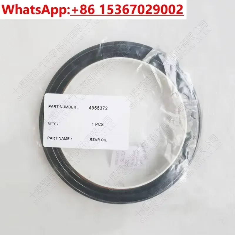 2Pcs Engine Assembly Crankshaft Rear Oil Seal Compatible with 4955372 3909411 3904354 4936646