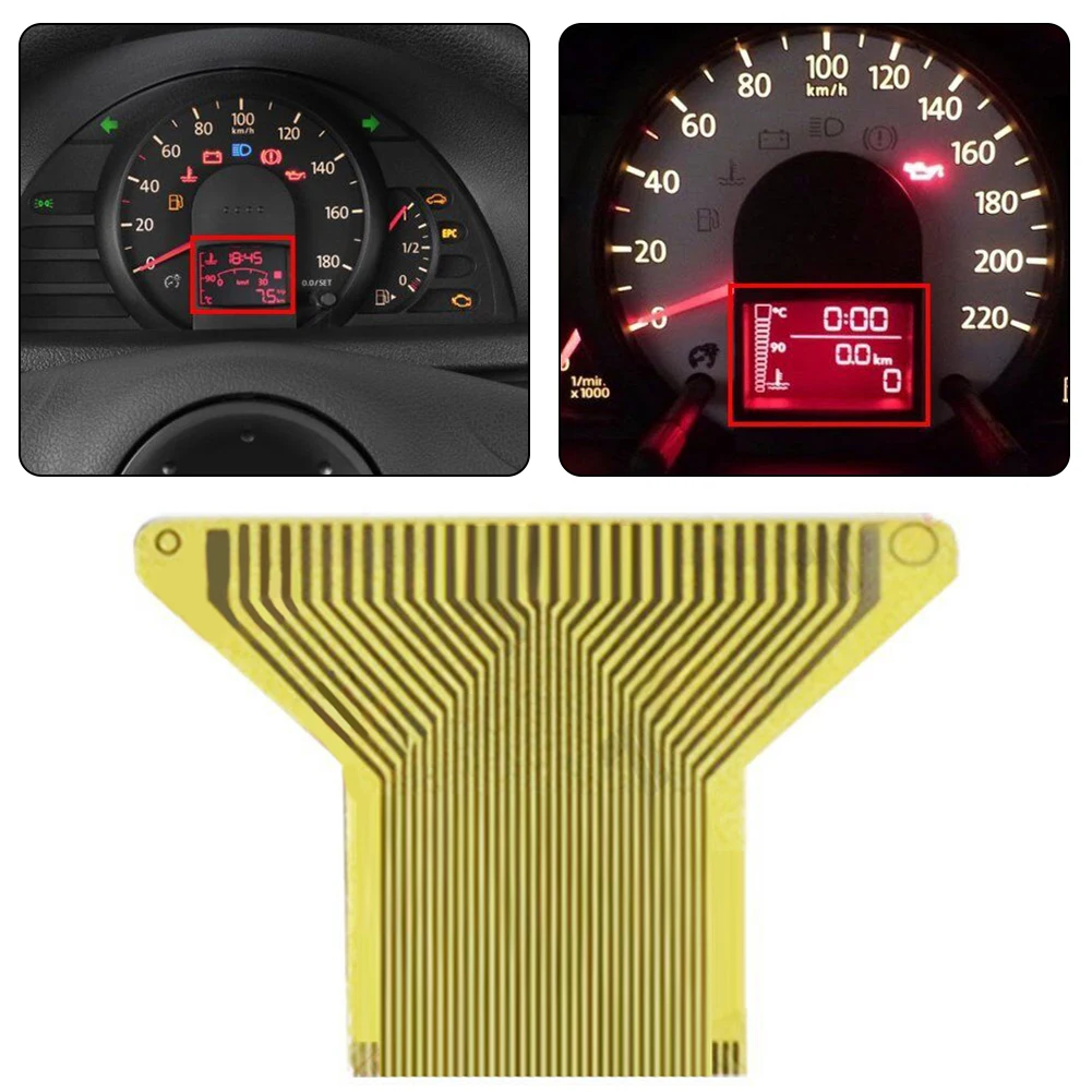 New Practical Gauge Speedometer Flat Cable ABS LCD Display Ribbon Cable Replacement For Gol G4 Instrument Cluster