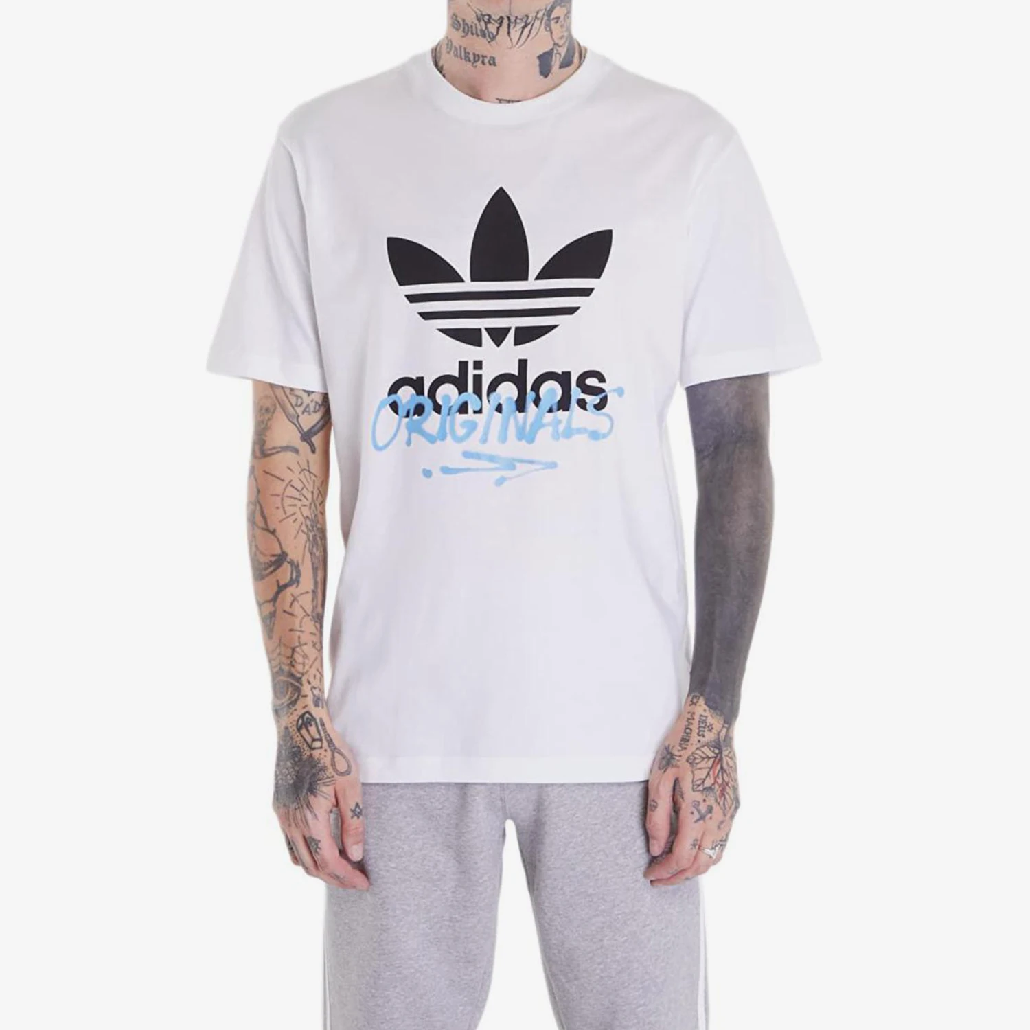 

Adidas genuine Originals Men's Breathable Printed Knitted Sports Short Sleeve IX6750