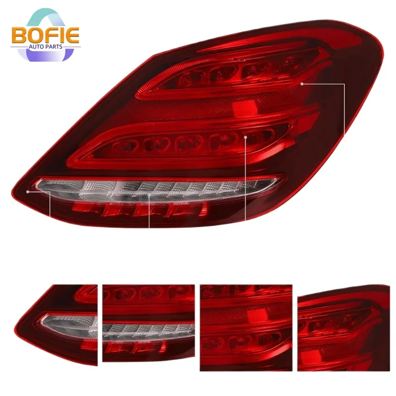 left/right A2059060357 A2059060457 2059060357 2059060457 Rear Tail Lights For Mercedes-Benz W205 C200 C220 C300 C350 C400