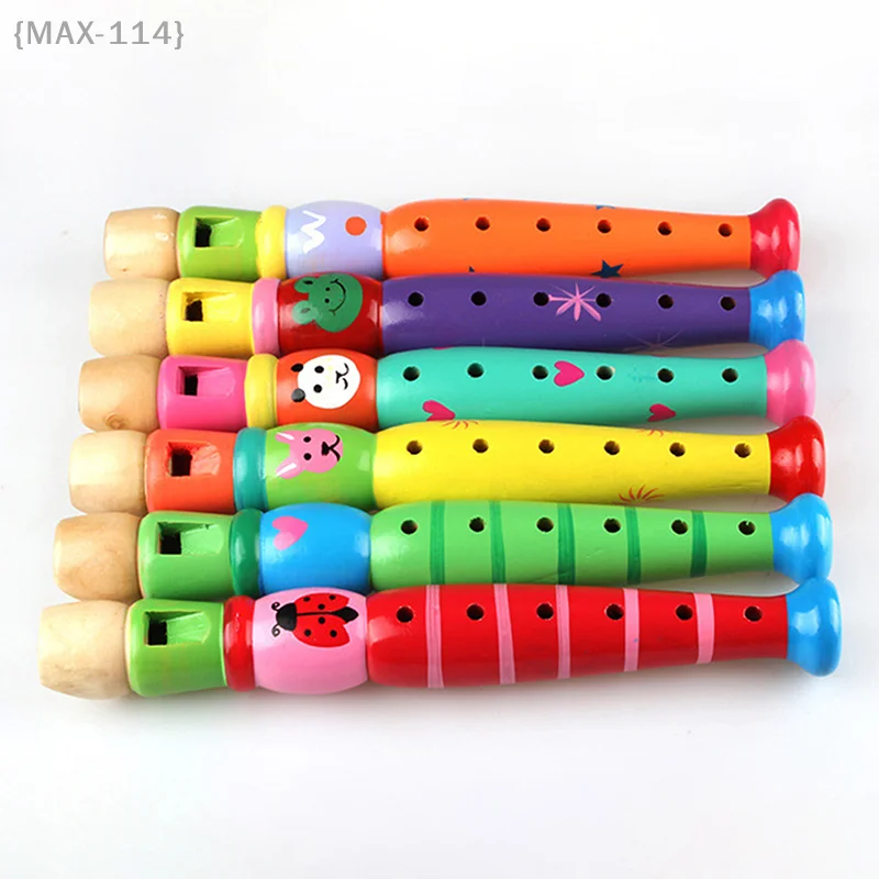 Flauta corta para niños, instrumento musical de viento de madera para educación musical temprana, regalo perfecto para jóvenes estudiantes, 1 Uds.