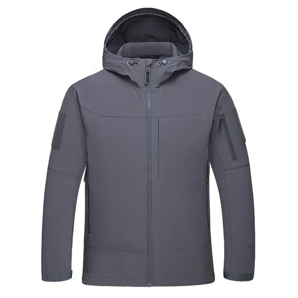 

Tactical Softshell B4 Jacket Windbreaker Men's Splashproof Hooded Mountain Sportswear Outdoor Multi pocket Assault Jackets