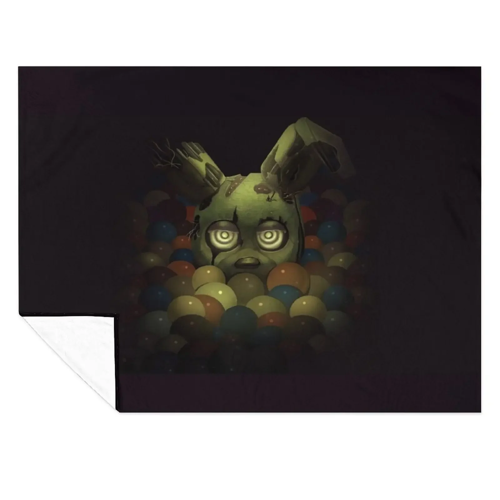 

Springtrap in a ball pit Throw Blanket bed plaid Bed Blankets For Sofas Plush Blankets
