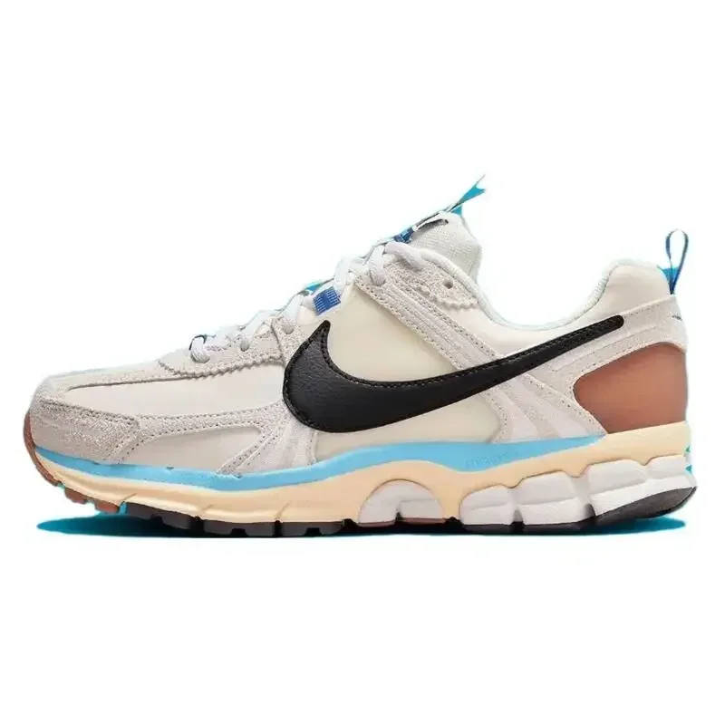 

Nike Air Zoom Vomero 5 Men's and Women's Running Shoes Comfortable and Versatile Low Cut Casual Running Shoes Brown and Black