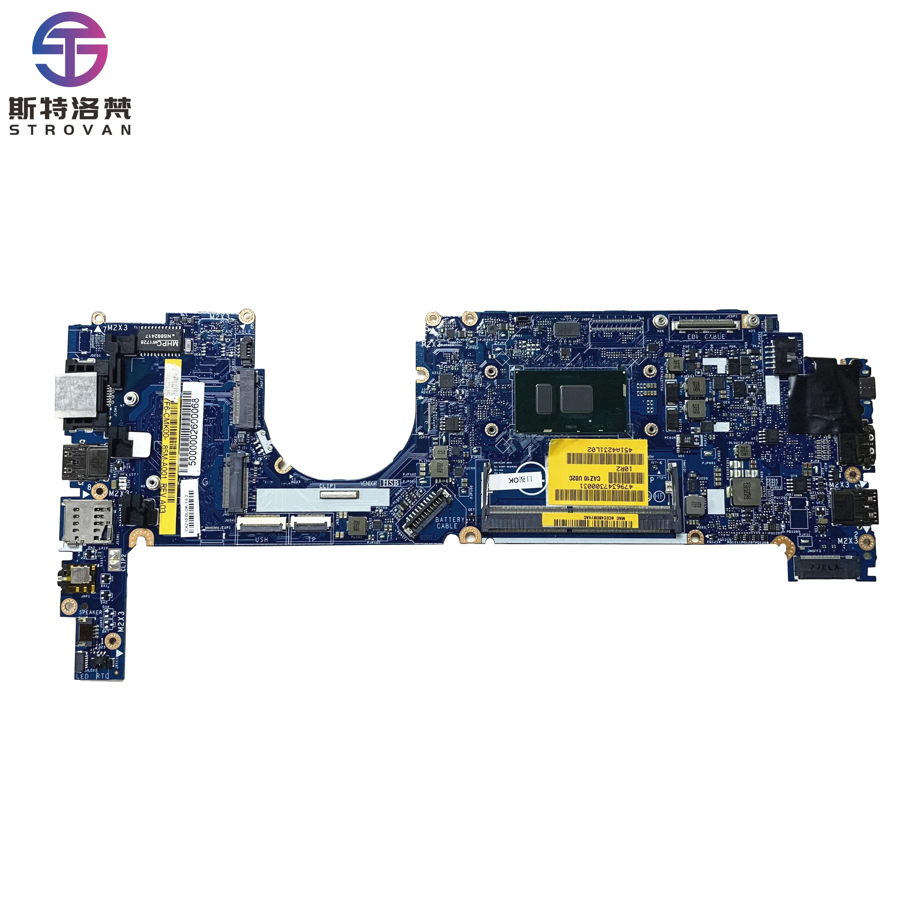 

For Dell Latitude 7280 Laptop Motherboard With I7-7600u CPU CAZ10 LA-E121P R5YF6 0R5YF6 DDR4 ed Fast Ship