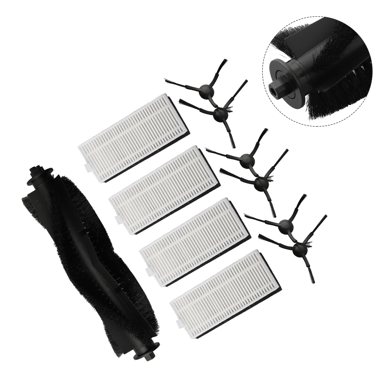 Efficient Cleaning Kit with Roller Brush Side Brushes and Filters for Cecotec For Conga 7490 Easy Maintenance Solution