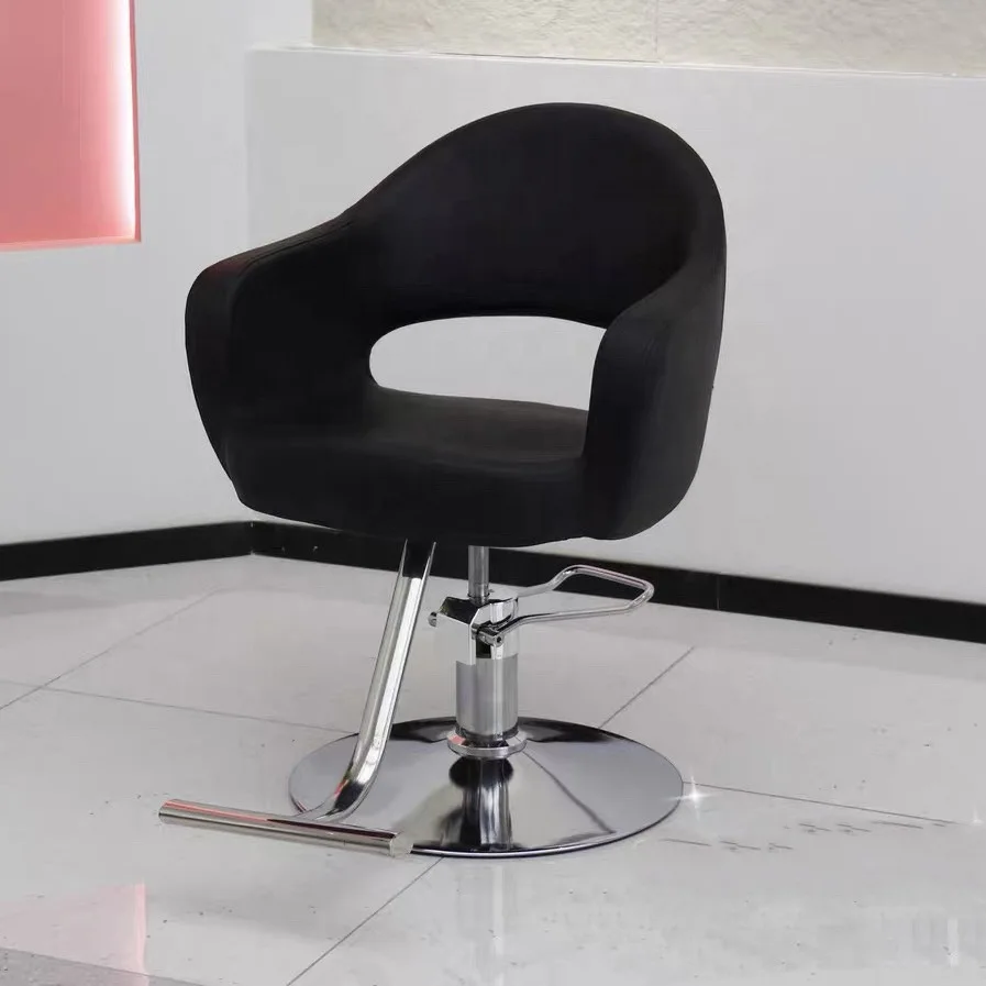 Cross-border hairdresser shop chair hair salon special liftable hair cutting chair Internet celebrity hairdressing chair factory