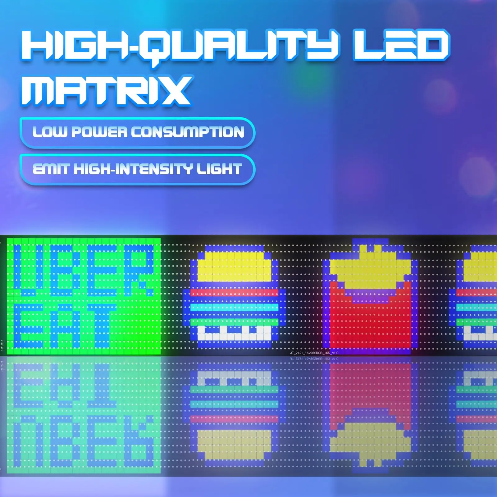 Auto LKW Dynamic Devil'S Eye Scrollen Werbebildschirm Automotive LED Matrix Pixel Board APP Remote DIY RGB Lichteffekte