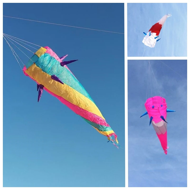 

Бесплатная доставка, большой воздушный змей, windsocks, воздушный змей с хвостом, Рипстоп, нейлоновая ткань, игрушка, спортивный воздушный змей для детей, ультрабольшой профессиональный воздушный змей