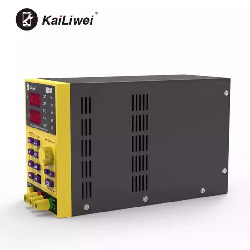 Kailiwei 3005D 5A 30V DC alimentatore da laboratorio regolabile alimentatore a commutazione controllato da programma digitale