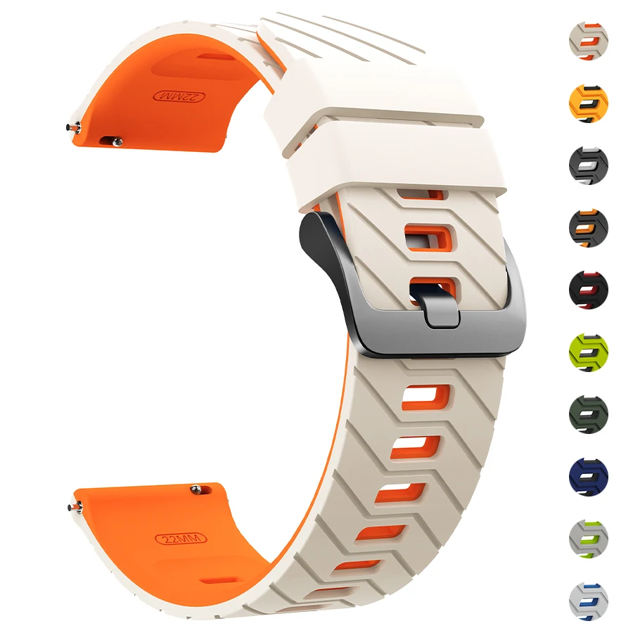 22Mm Silicone Strap… - image