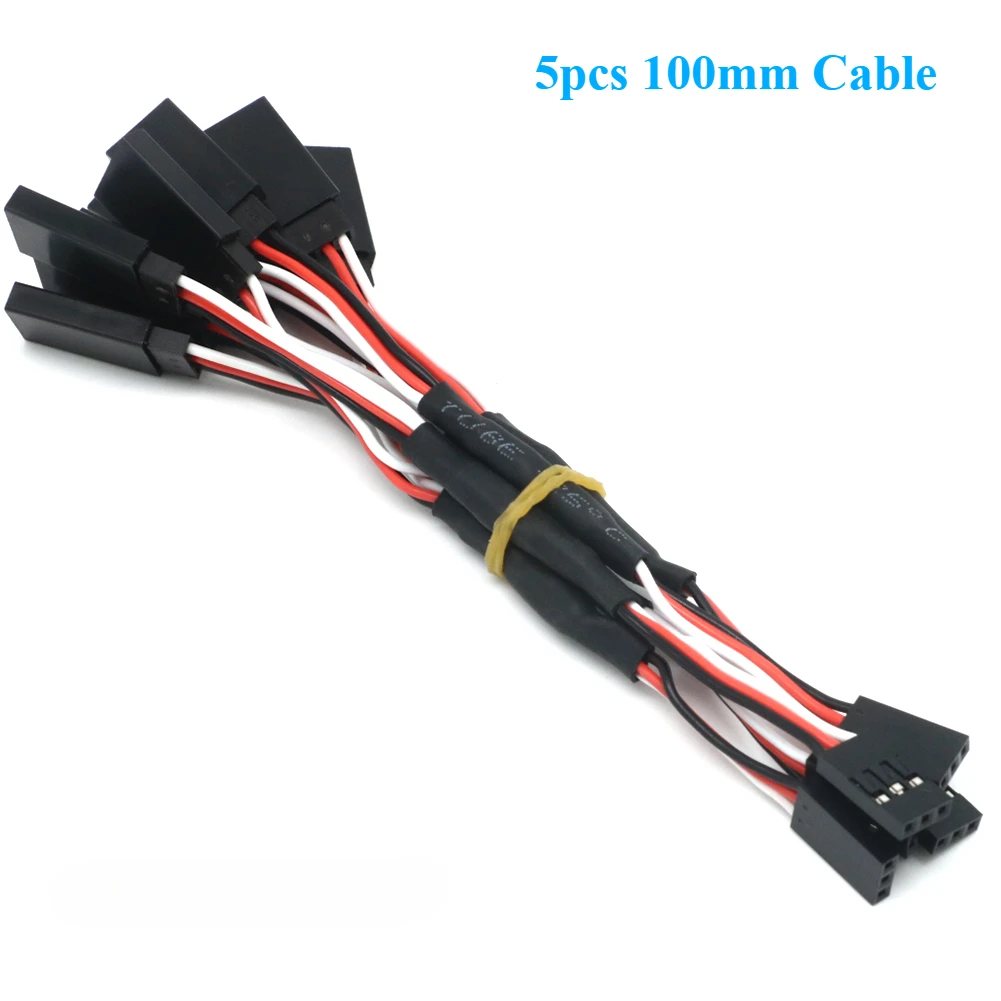 5PCS 100/150/200/300/500mm RC Servo Y Verlängerung Kabel Kabel Blei draht Für RC Servo JR Futaba RC Flugzeug Hubschrauber Auto DIY