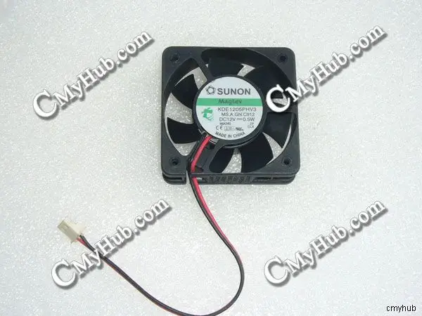 For SUNON KDE1205PHV3 MS.A.GN.C912 DC12V 0.5W 5015 5CM 50MM 50X50X15MM 2pin Cooling Fan KDE1205PHV3