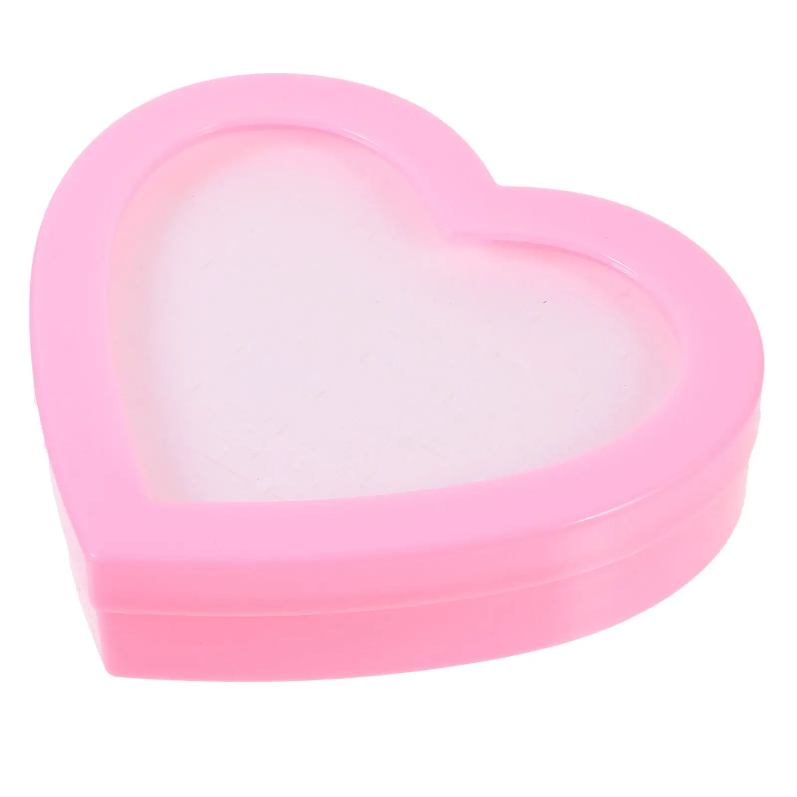 

Jewelry Stand Girls Ring Box Kids Ring Toy Storage Case Pink Heart Shaped Jewelry Box Jewelry Organizer Empty Decorative Rings