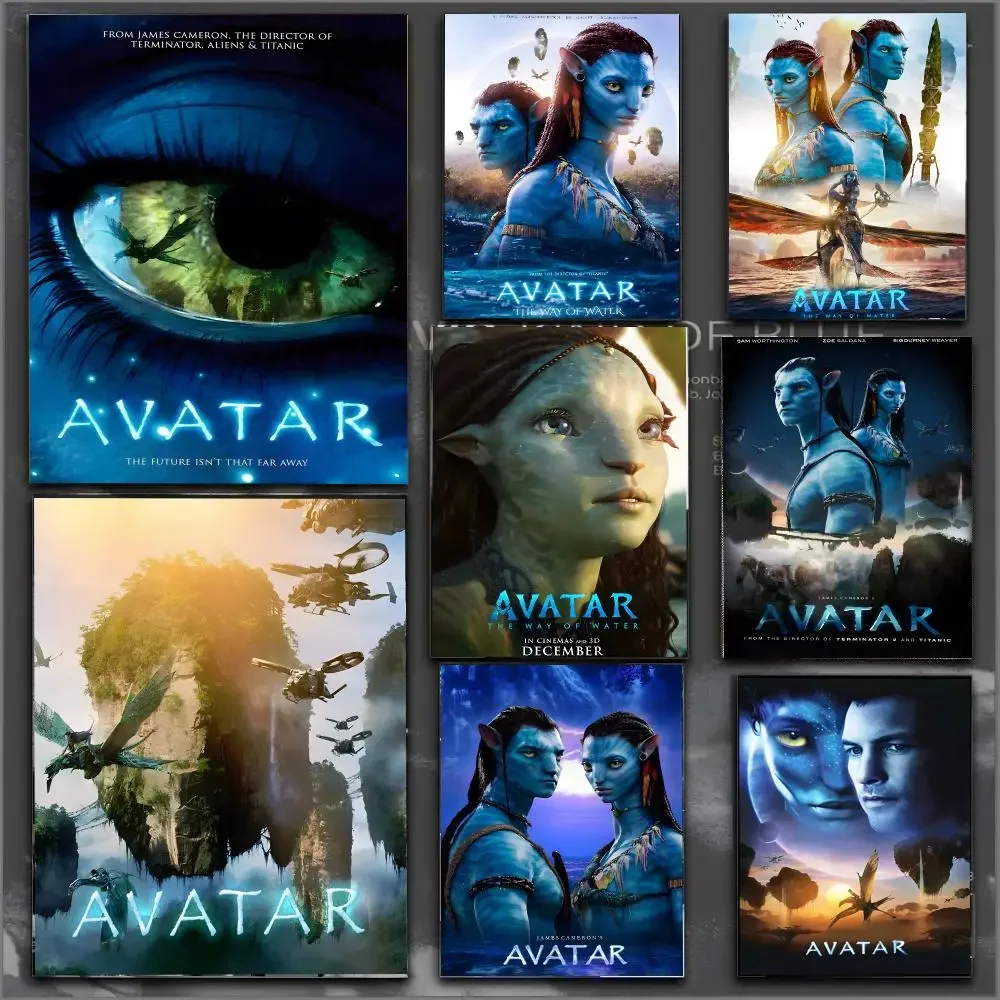 Avatar Movie Sci‑fi Fantasy Poster Modern Aesthetic Wall Art Print Minimalist Bedroom Living Room Home Decor Gift