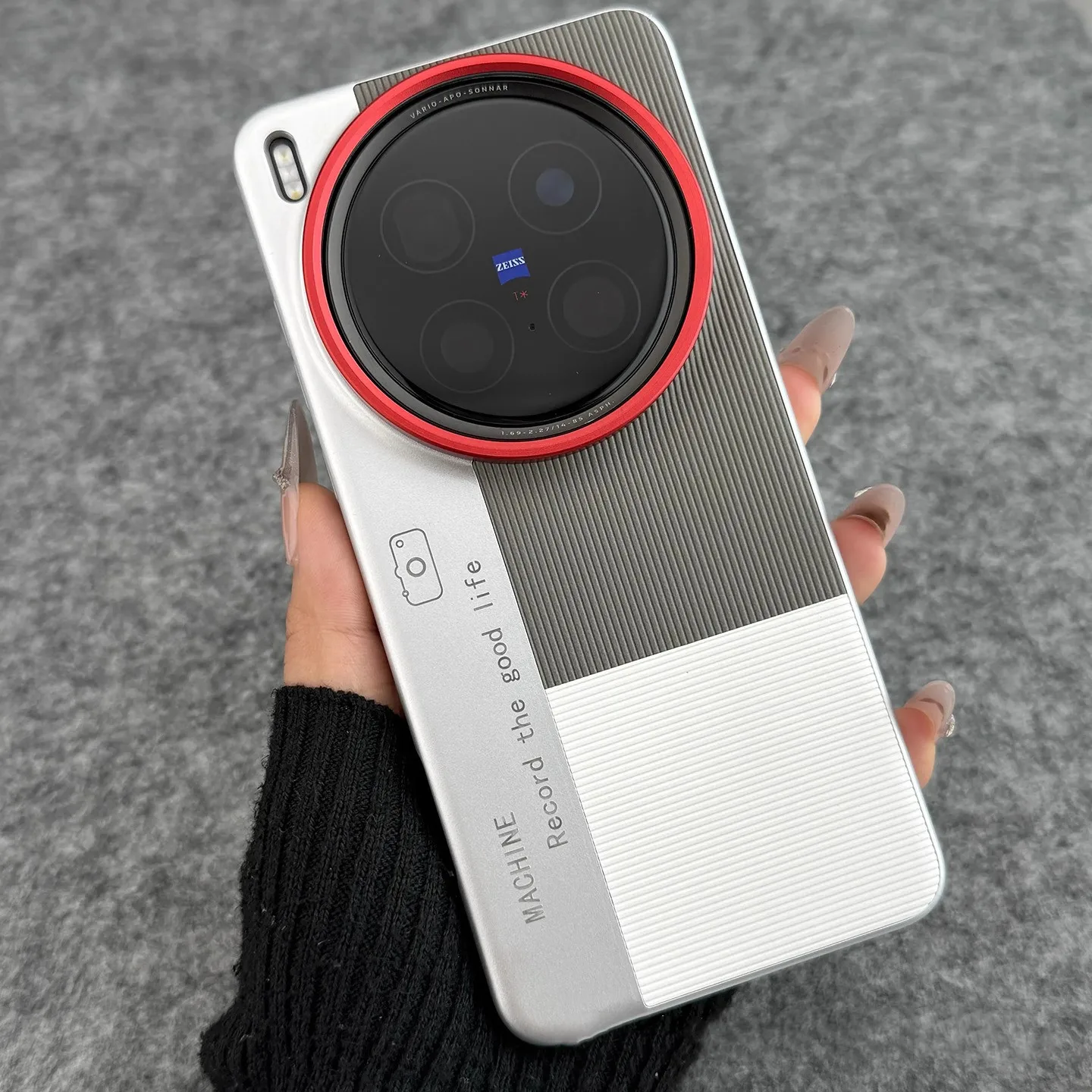 

Цветной кожаный чехол для бизнеса для VIVO X200 Ultra X200s X200 Pro, мини-металлическое большое отверстие для камеры, высококачественное твердая обложка с покрытием