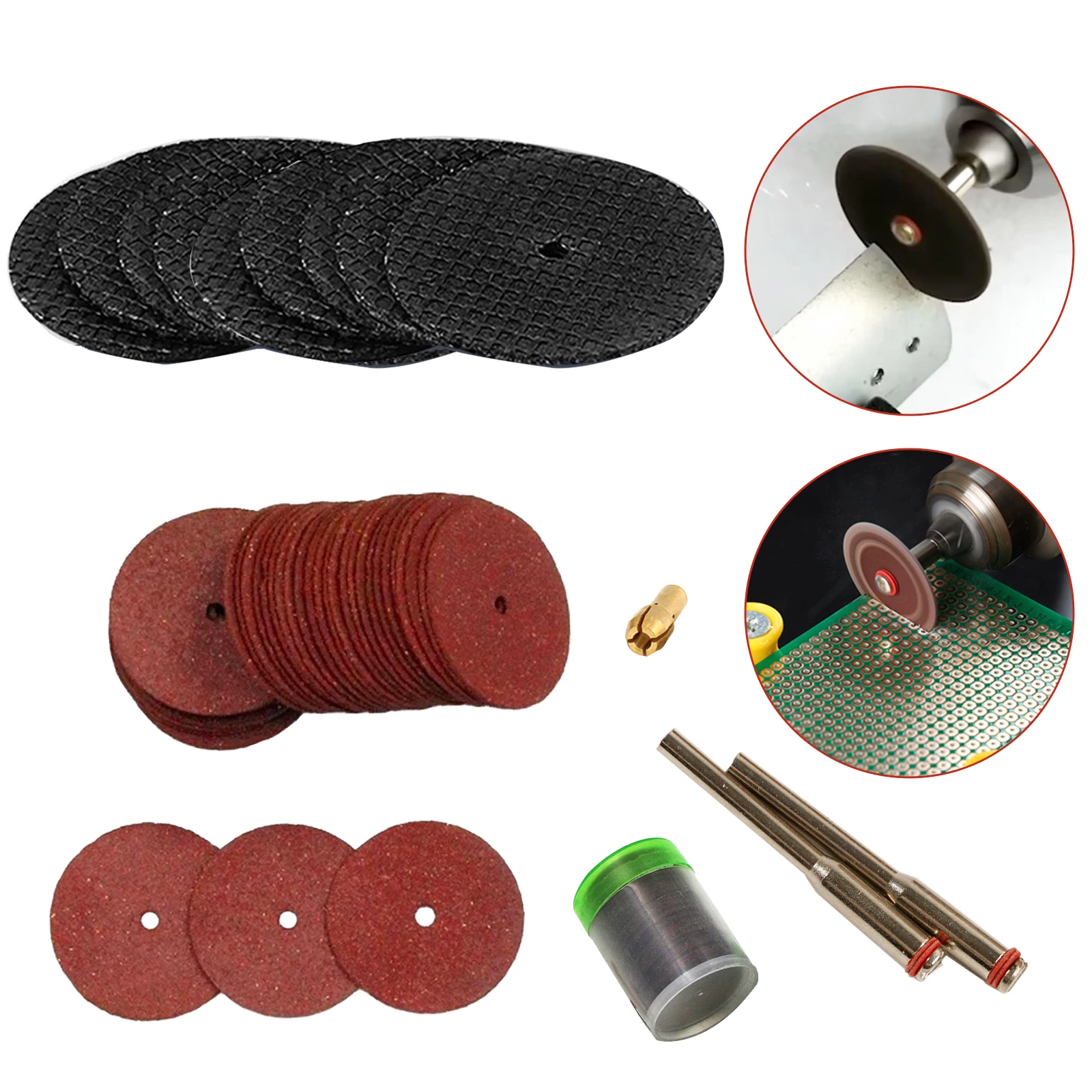20/36pcs Abrasive Cutting Discs Resin Double Fiberglass Cut Off Wheel For Dremel Rotary Tool Accessories