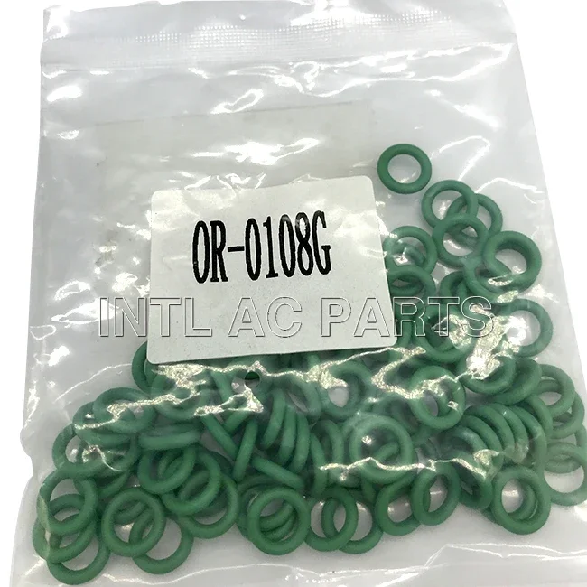 auto ac a/c compressor O RING KIT for Ford Block Expansion Valve Green NBR/HNBR O-ring size 11.83 X 7.01X 2.41