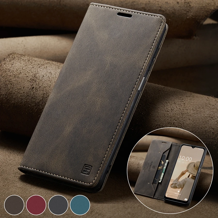 

Wallet Anti-theft Brush Leather Case For iPhone 13 Pro Max 12 Pro Max 11 Pro Max SE 2020 X XR XS Max 8 Plus 7 Plus 6 6S Plus