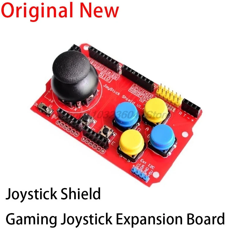 Joystick Shield for Arduino Expansion Board Analog Keyboard and Mouse Function