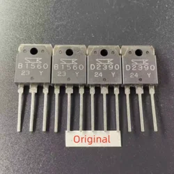 5pcs/lot B1560 D2390 2SB1560 2SD2390 NEW Original Genuine Chip Audio Amplifier Pairing Tube TO-3P