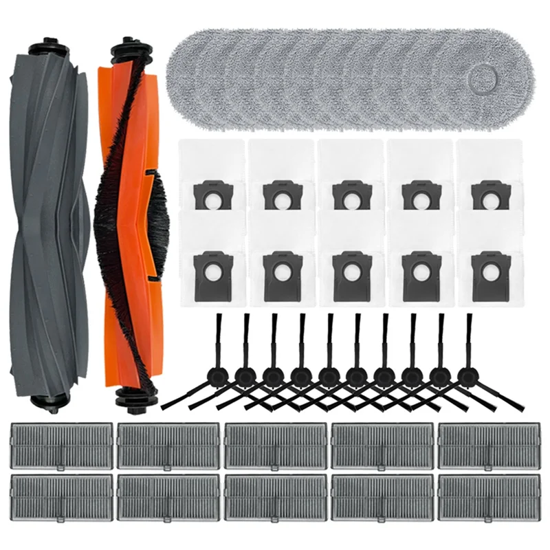 

Совместимый с B46B комплект аксессуаров для Dreame L10s Pro Ultra, X30 Ultra, X30 Pro Plus: щетка, фильтр, тряпка для мытья полов, мешок для сбора пыли